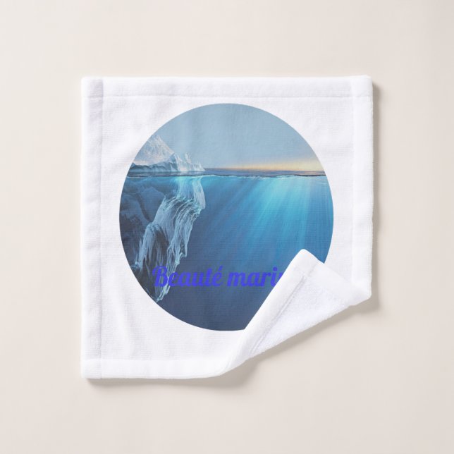 Conjunto De Toalhas Beauté marine glacier- (Pano de lavar)