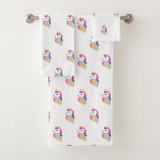 Conjunto De Toalhas Bebê de Unicorn Bonito