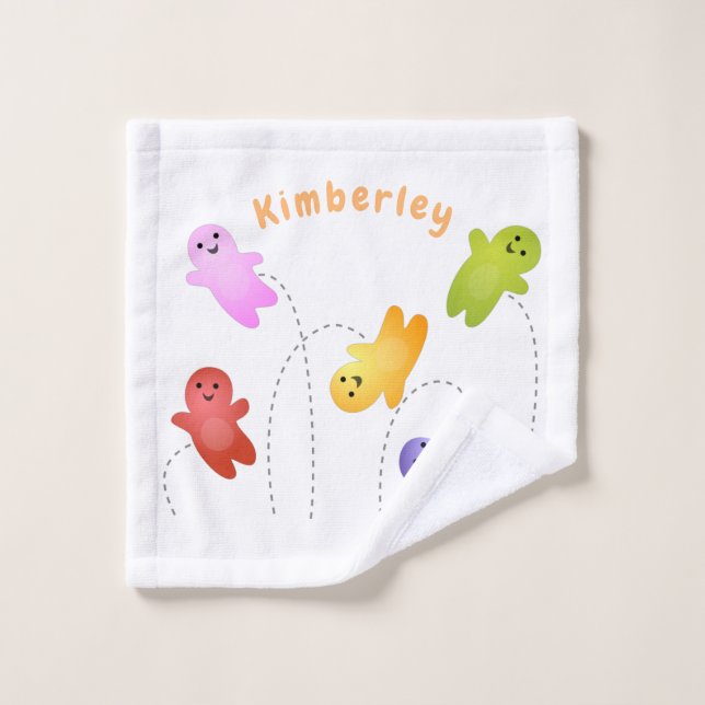 Conjunto De Toalhas Bebês bonitos de geleia doce desenho animado (Pano de lavar)