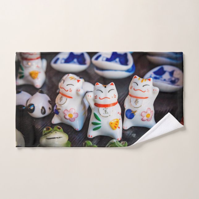 Conjunto De Toalhas Beckoning - figurinos de gatos (Toalha de mão)