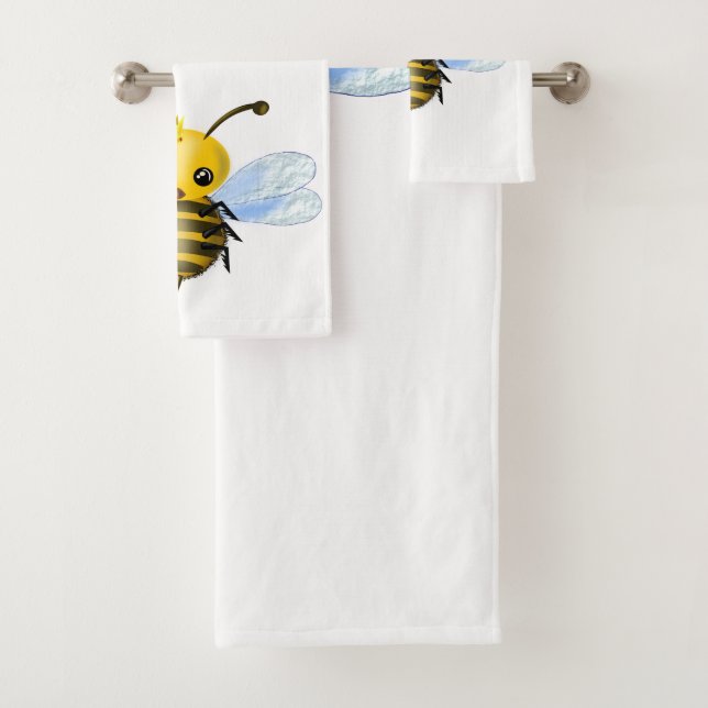 Conjunto De Toalhas Bee Queen Bath Towels - Personalizável (Insitu)