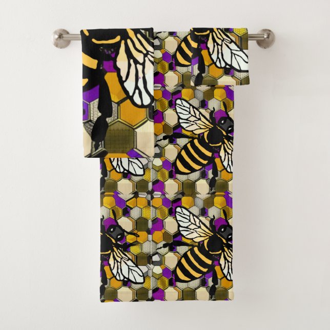 Conjunto De Toalhas Bela Abelha (Insitu)