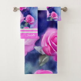 Conjunto De Toalhas Bela Coleção de Tendências Rosa Rosa Rosa Rosa, Co