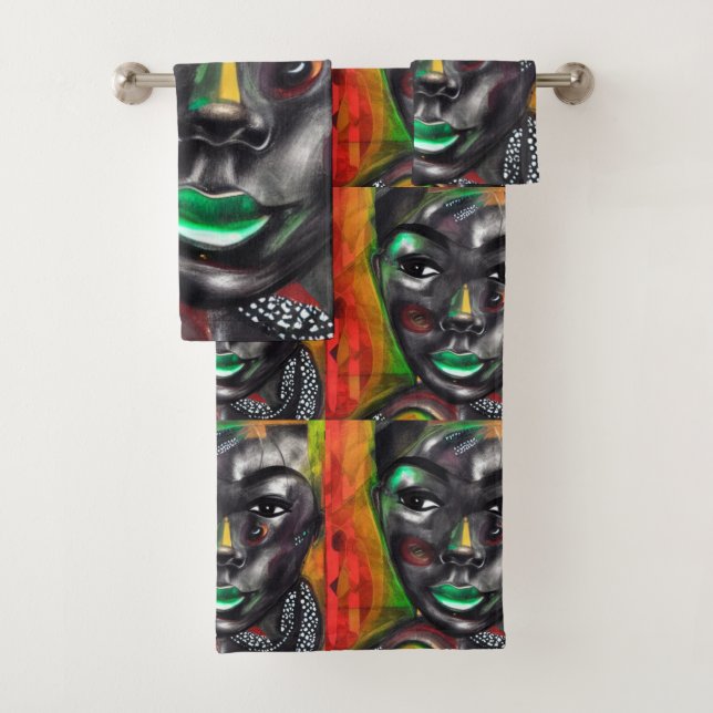 Conjunto De Toalhas Bela Preta (Insitu)