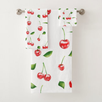 Conjunto De Toalhas Bela Trendy - Cereja Deliciosa |