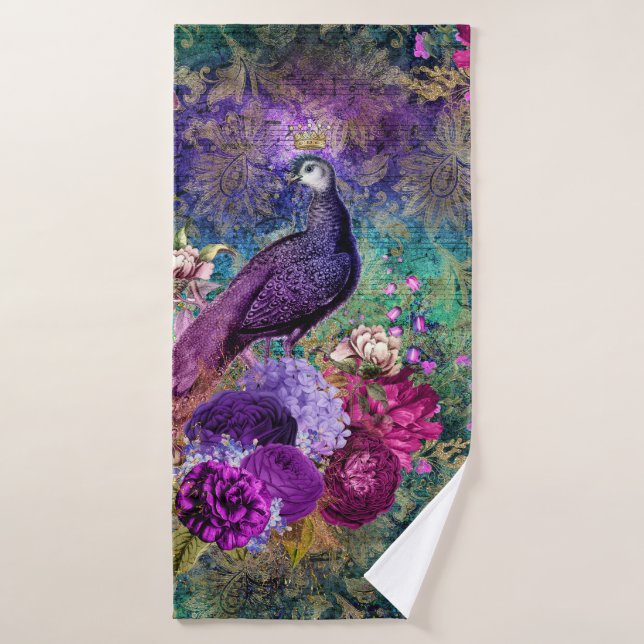 Conjunto De Toalhas Belo Peacock Peacocks Bath Towel Set (Toalha de Banho)