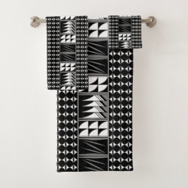 Conjunto De Toalhas Bênçãos da pena sudoeste em Cinzas