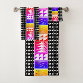 Conjunto De Toalhas Bênçãos De Pena Arco-Íris