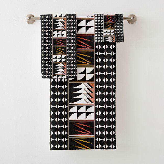 Conjunto De Toalhas Bênçãos de penas sudoeste nos citrinos (Insitu)