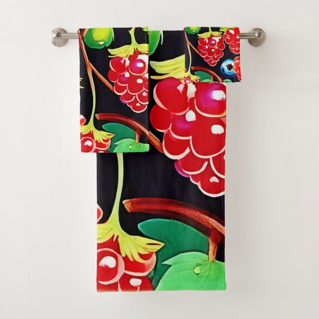 Conjunto De Toalhas Berryful Delight Art (Insitu)