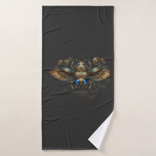 Conjunto De Toalhas Besouro Escaravelho Mecânico Steampunk do Antigo E