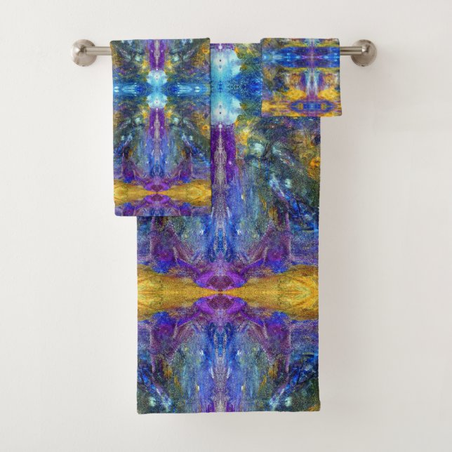 Conjunto De Toalhas Besta Azul em Execução (Insitu)