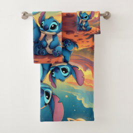 Conjunto De Toalhas Beste Freunde fürs Leben – Lilo & Stitch
