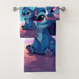 Conjunto De Toalhas Beste Freunde fürs Leben – Lilo & Stitch  