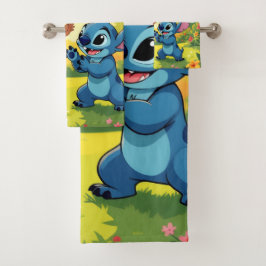 Conjunto De Toalhas Beste Freunde fürs Leben – Lilo & Stitch  
