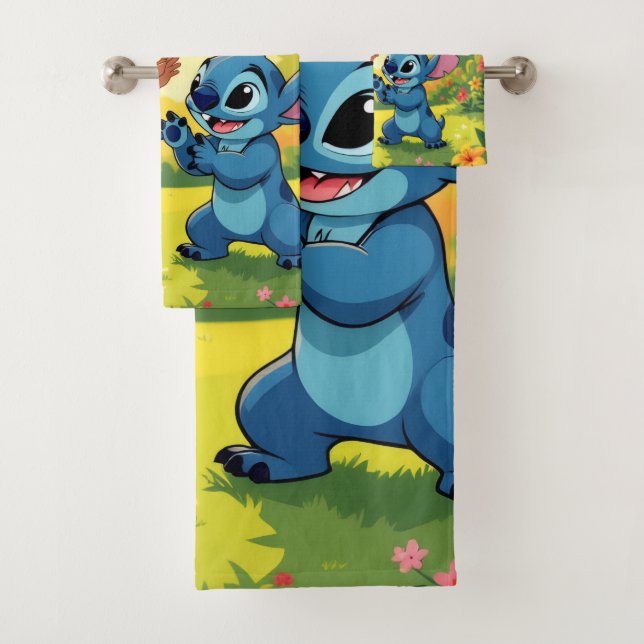 Conjunto De Toalhas Beste Freunde fürs Leben – Lilo & Stitch   (Insitu)