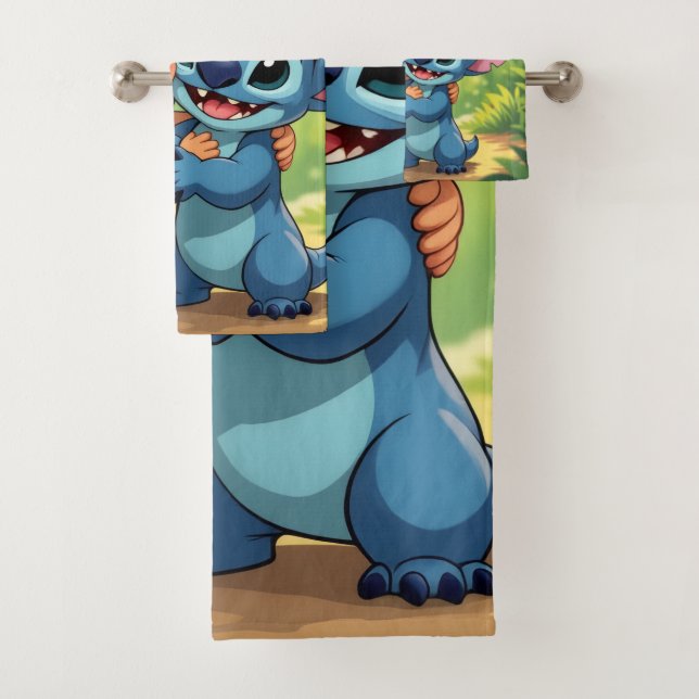 Conjunto De Toalhas Beste Freunde fürs Leben – Lilo & Stitch   (Insitu)