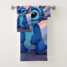 Conjunto De Toalhas Beste Freunde fürs Leben – Lilo & Stitch  