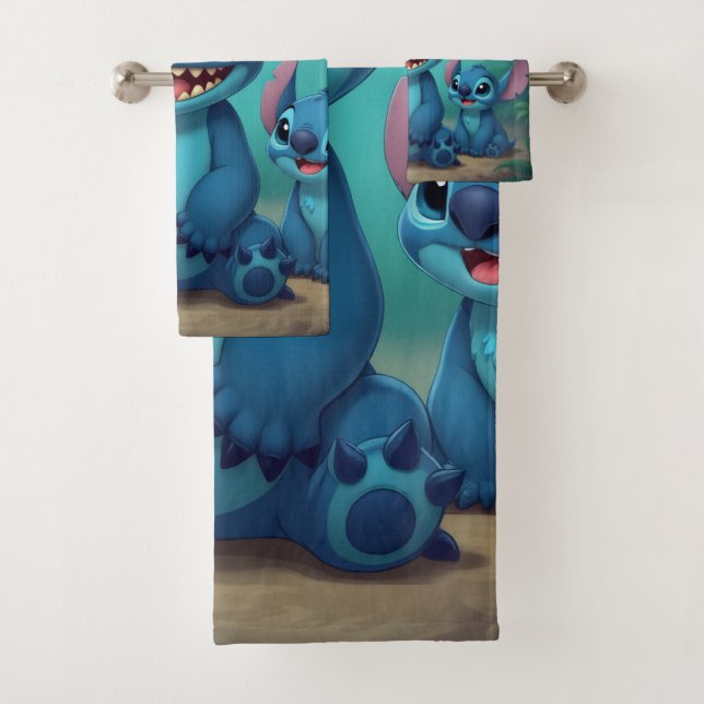 Conjunto De Toalhas Beste Freunde fürs Leben – Lilo & Stitch   (Insitu)