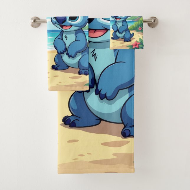 Conjunto De Toalhas Beste Freunde fürs Leben – Lilo & Stitch   (Insitu)