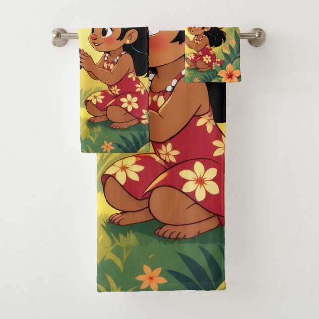Conjunto De Toalhas Beste Freunde fürs Leben – Lilo & Stitch (Insitu)