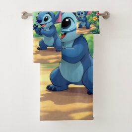 Conjunto De Toalhas Beste Freunde fürs Leben – Lilo & Stitch  