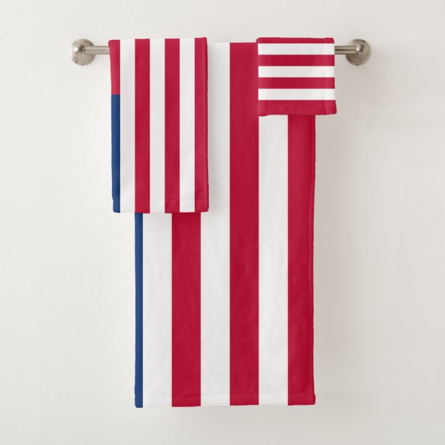 Conjunto De Toalhas Betsy Ross American Flag (Insitu)