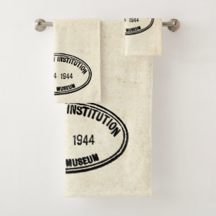 Conjunto De Toalhas Biblioteca Stamp Smithsonian Institution 1944