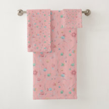 Birdie Pink Towel