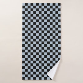 Conjunto De Toalhas Black ice checkered pattern