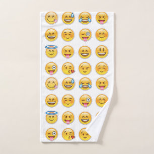 Conjunto De Toalhas bloco dos emojis