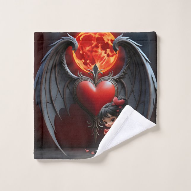 Conjunto De Toalhas Blood Moon Valentine Fairy (Pano de lavar)