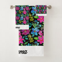 Blooming flower garden chic floral foliage