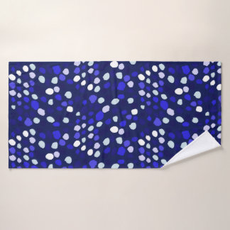 Conjunto De Toalhas Blue Dots Multi Colored Fun Geometric Design