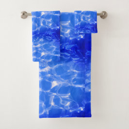 Conjunto de Toalhas Blue Ocean Swirl Dreams