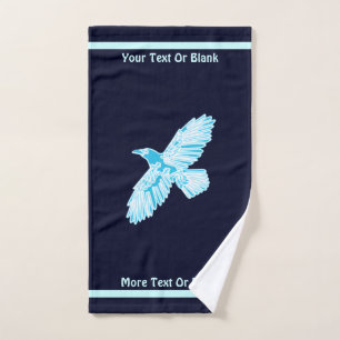 Conjunto De Toalhas Blue Raven