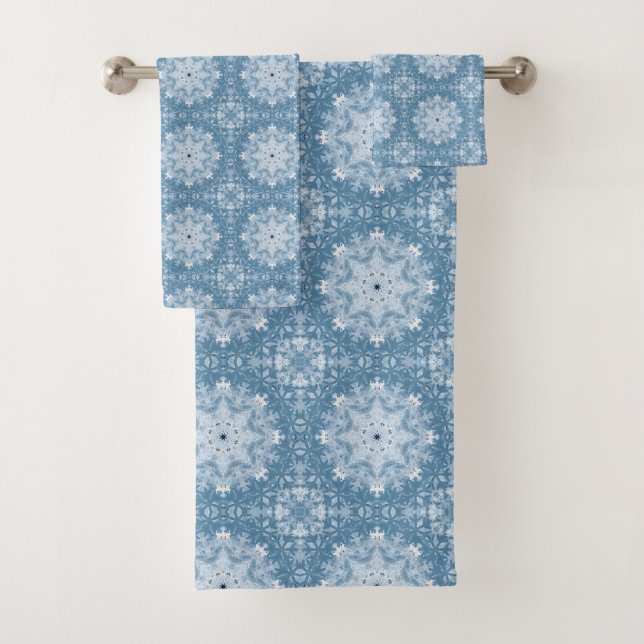Conjunto De Toalhas Blues de inverno (Insitu)