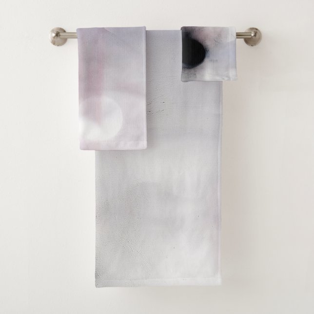 Conjunto De Toalhas Blush Orbit Abstract (Insitu)