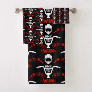 Conjunto De Toalhas Bmx Bikers Freestyle