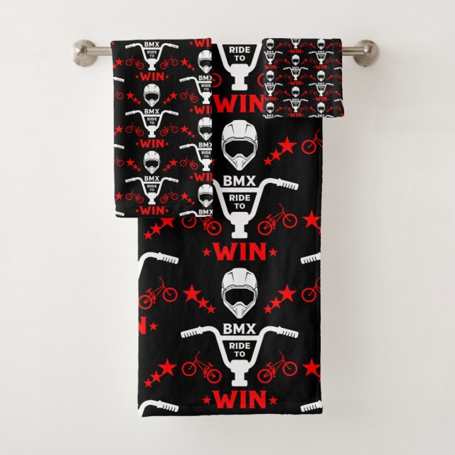 Conjunto De Toalhas Bmx Bikers Freestyle (Insitu)