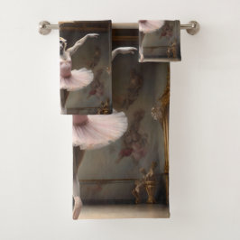 Conjunto De Toalhas Bobo Gibbon Ballerina Fazendo Uma Pirouette,