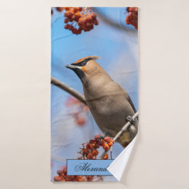 Conjunto De Toalhas Boêmian Waxwing, Sky Background