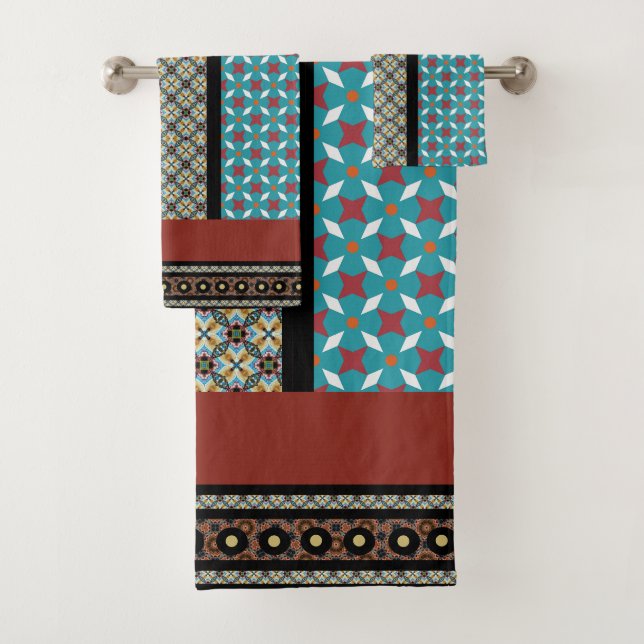 Conjunto De Toalhas Bohemian Starburst (Insitu)