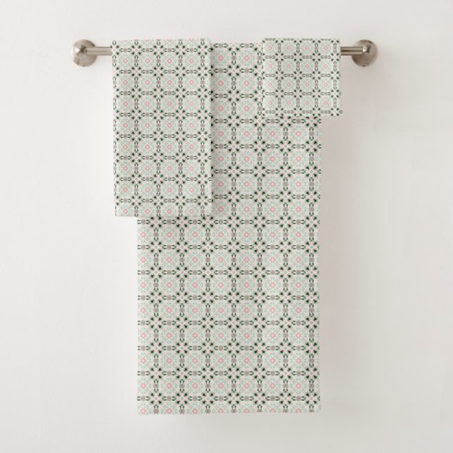 Conjunto De Toalhas Boho Eclectic Intrata Delicar Padrão De Natal (Insitu)