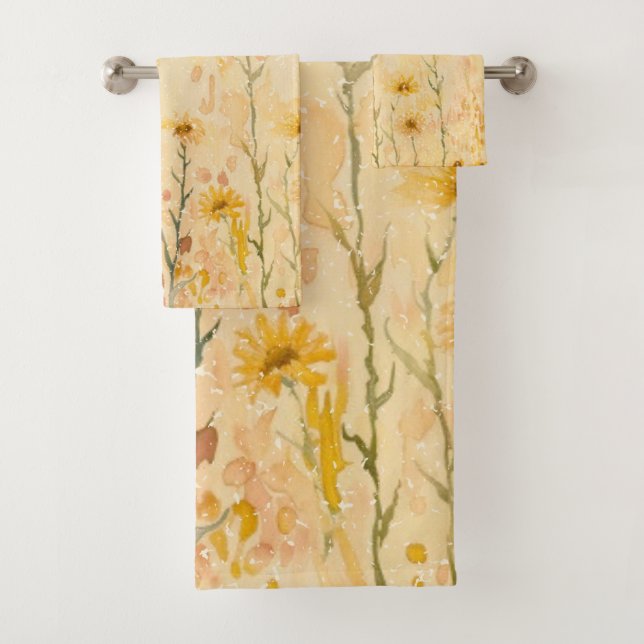 Conjunto De Toalhas Boho Vintage Wildflower (Insitu)