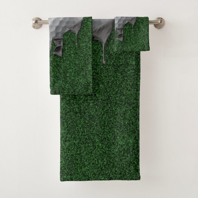 Conjunto De Toalhas Bola de golfe rasgada (Insitu)