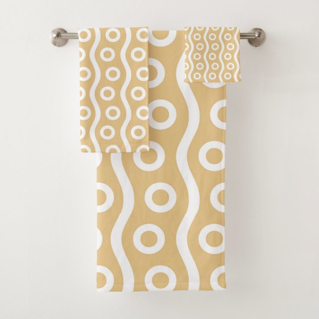 Conjunto De Toalhas Bolhas de Champanhe Modernas (Insitu)