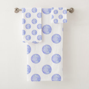 Conjunto De Toalhas Bolinhas da pervinca