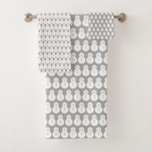 Bonecos de neve do cinza do inverno