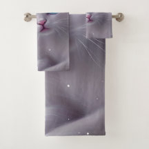 Bonita Fantasia Branca Fluffy Cat